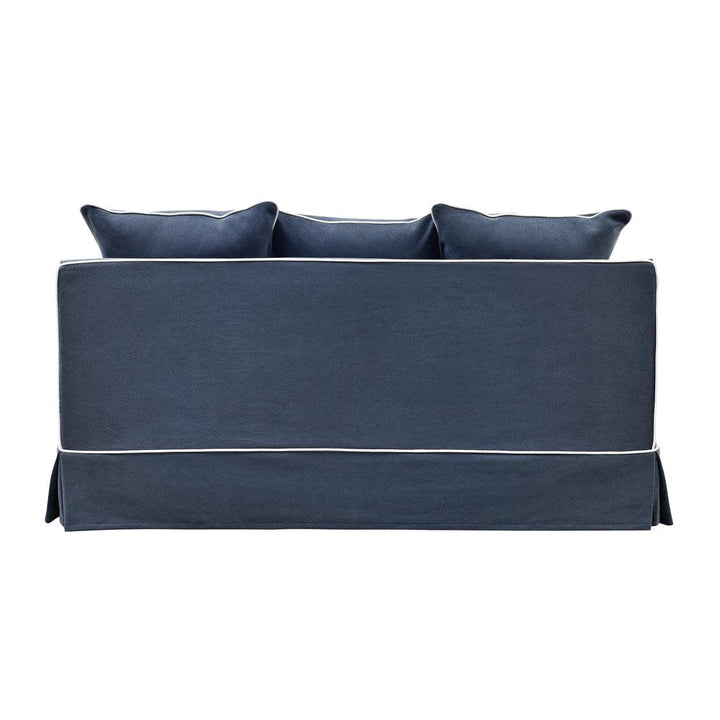 Noosa Hamptons 2 Seat Navy W/White Piping