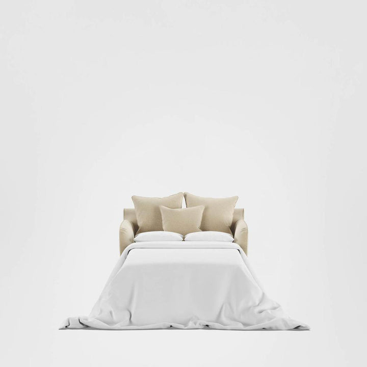 Noosa Hamptons 1.5 Seat Sofa Bed Beige