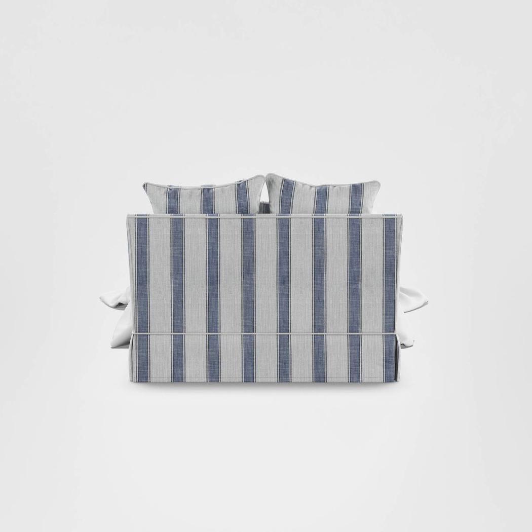 Noosa Hamptons 1.5 Seat Sofa Bed Blue Sky