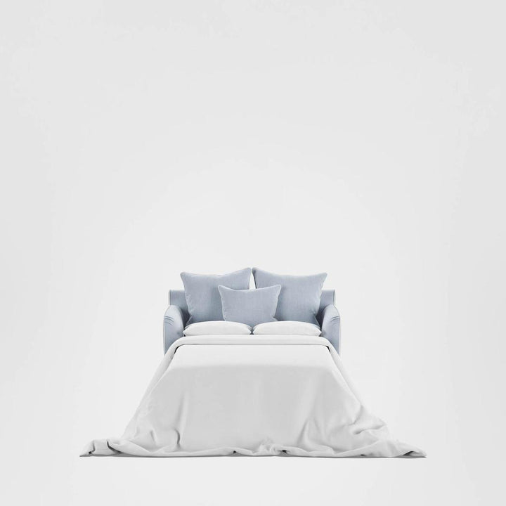 Noosa Hamptons 1.5 Seat Sofa Bed Beach W/White Piping