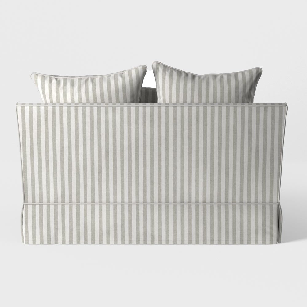 Noosa Hamptons 1.5 Seat Sofa Bed Natural Stripe