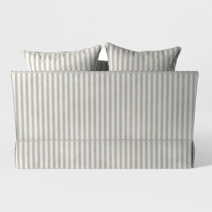 Noosa Hamptons 1.5 Seat Sofa Bed Natural Stripe