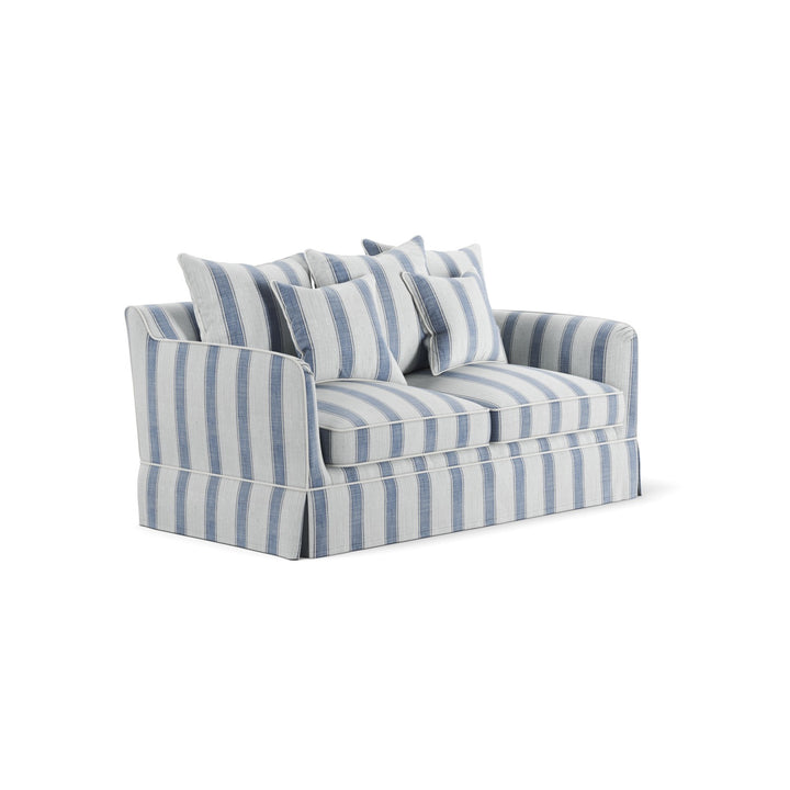 Noosa Hamptons 2 Seat Sofa Bed Noosa Blue Sky Stripe