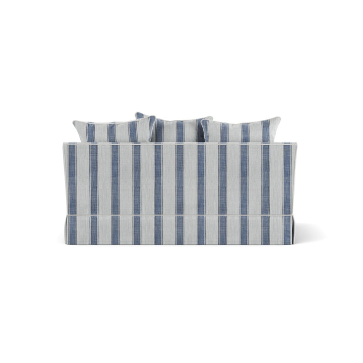 Noosa Hamptons 2 Seat Sofa Blue Sky Stripe