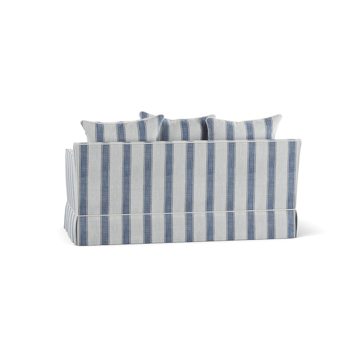 Noosa Hamptons 2 Seat Sofa Blue Sky Stripe