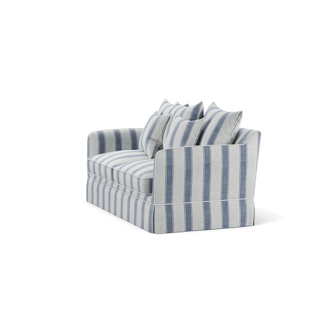 Noosa Hamptons 2 Seat Sofa Bed Noosa Blue Sky Stripe