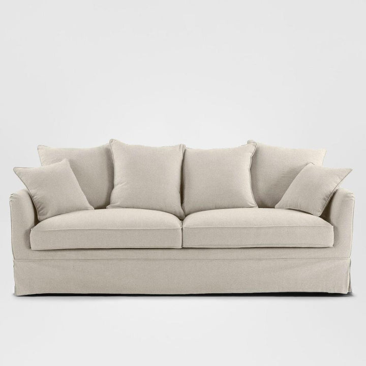 Noosa Hamptons 3 Seat Queen Sofa Bed Beige
