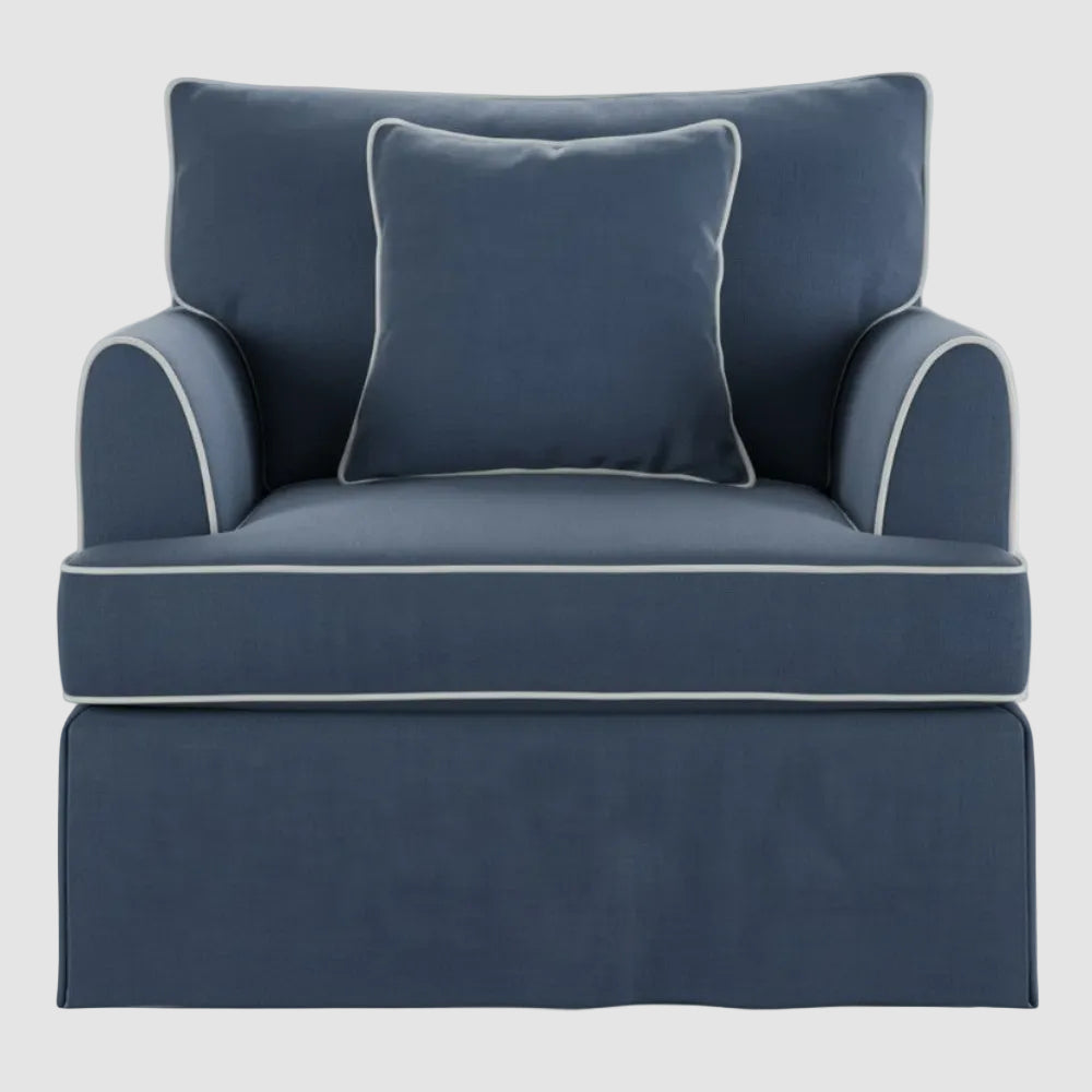 Byron Hamptons Armchair Navy
