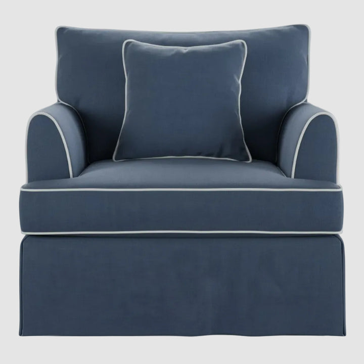 Byron Hamptons Armchair Navy