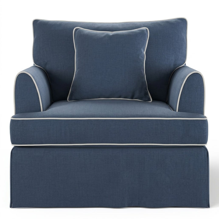 Byron Hamptons Armchair Navy