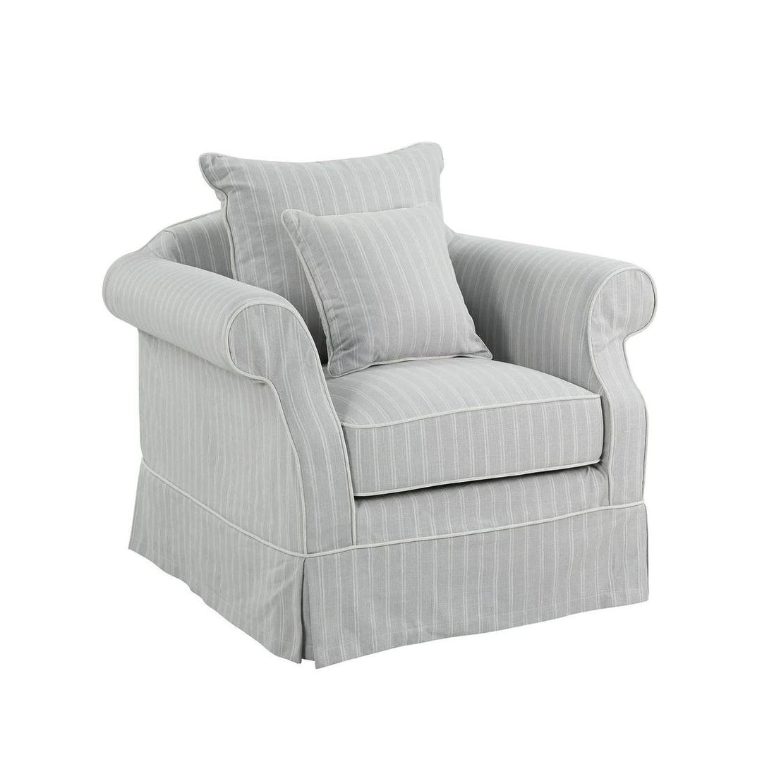 Avalon Hamptons Armchair Cloud Stripe