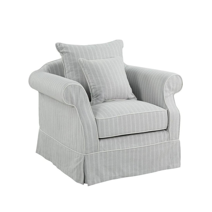 Avalon Hamptons Armchair Cloud Stripe