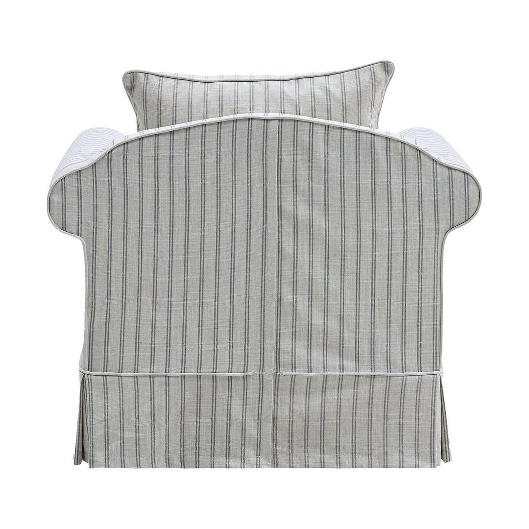 Avalon Hamptons Armchair Stone Stripe