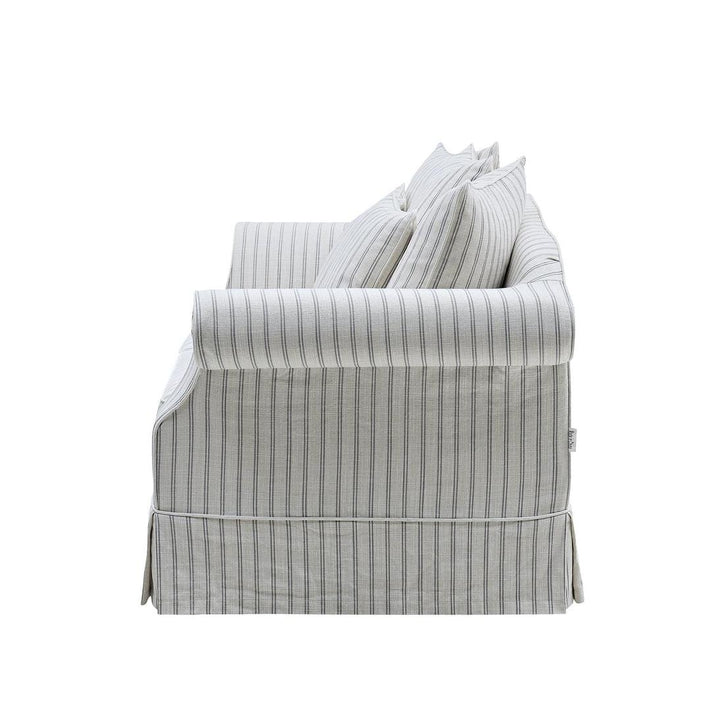 Avalon Hamptons 2 Seat Sofa Stone Stripe