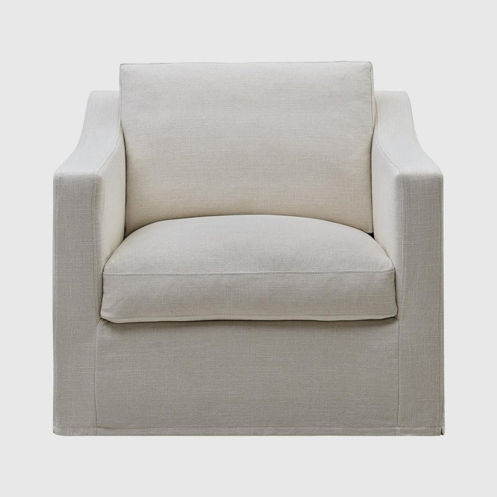 Clovelly Hamptons Armchair Ivory