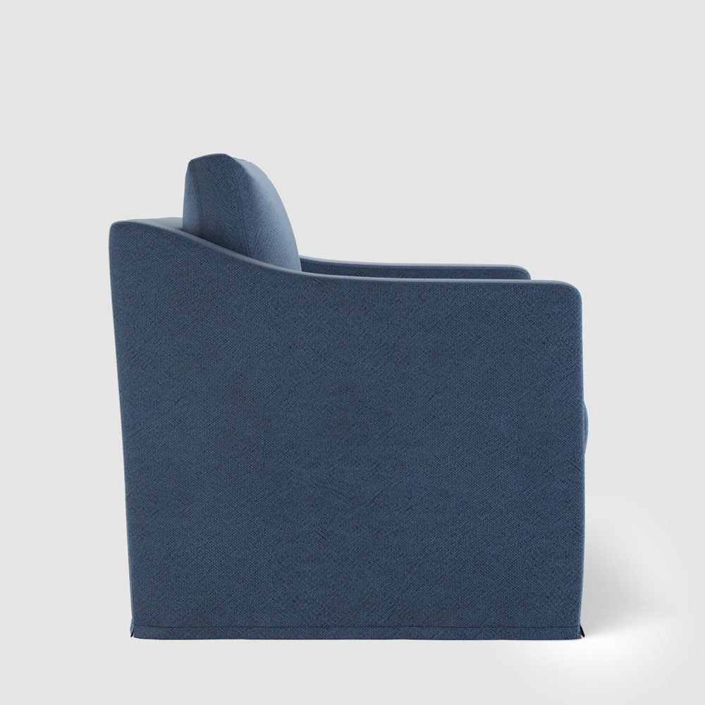 Clovelly Hamptons Armchair Navy