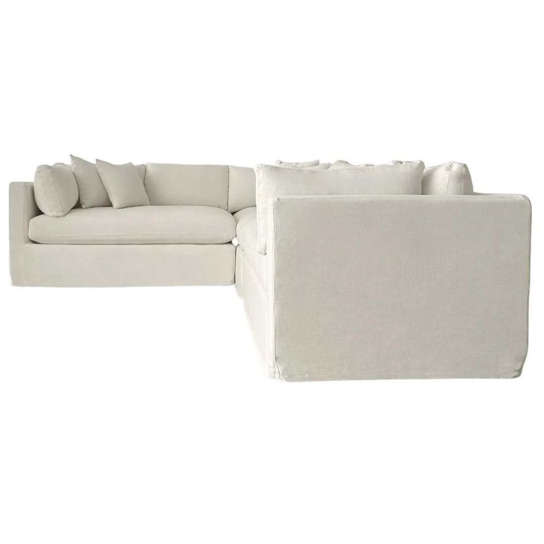 Marbella Modular Sofa Ivory - Left Facing