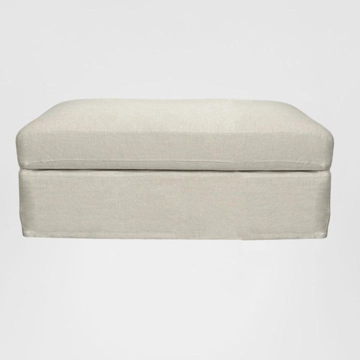 Marbella Ottoman Ivory