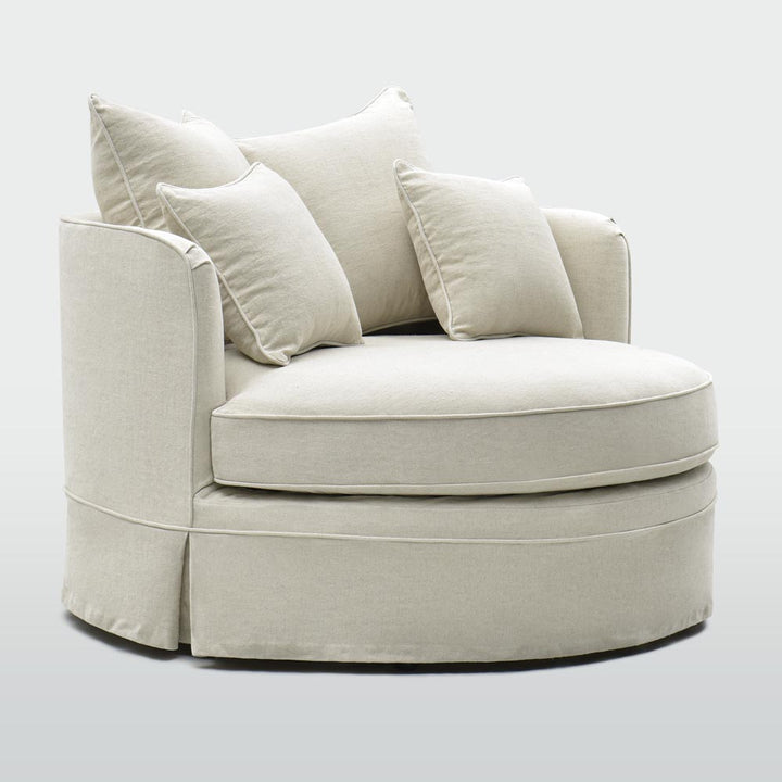 Noosa Hamptons Snuggle Chair Beige
