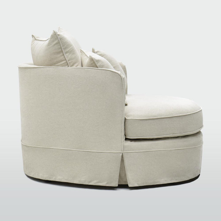 Noosa Hamptons Snuggle Chair Beige