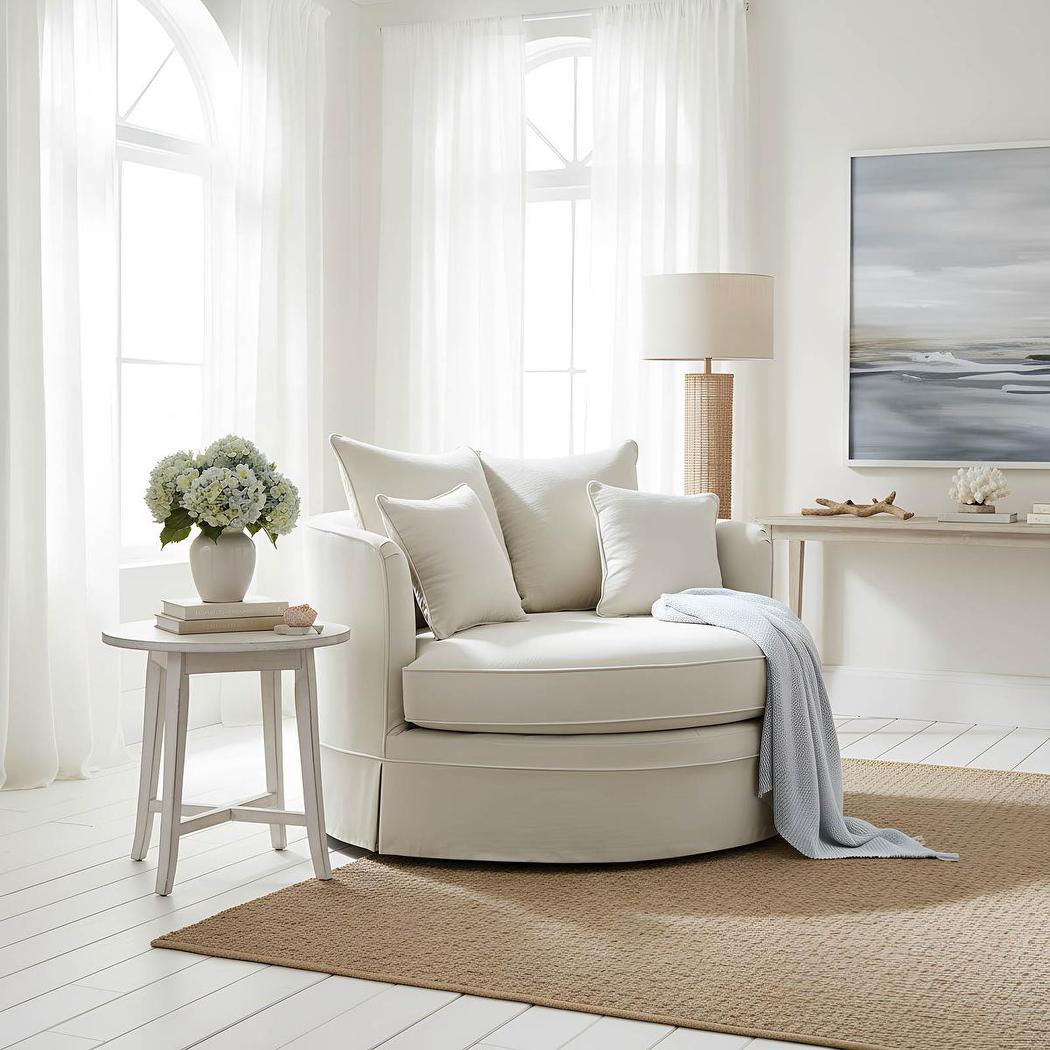 Noosa Hamptons Snuggle Chair Beige