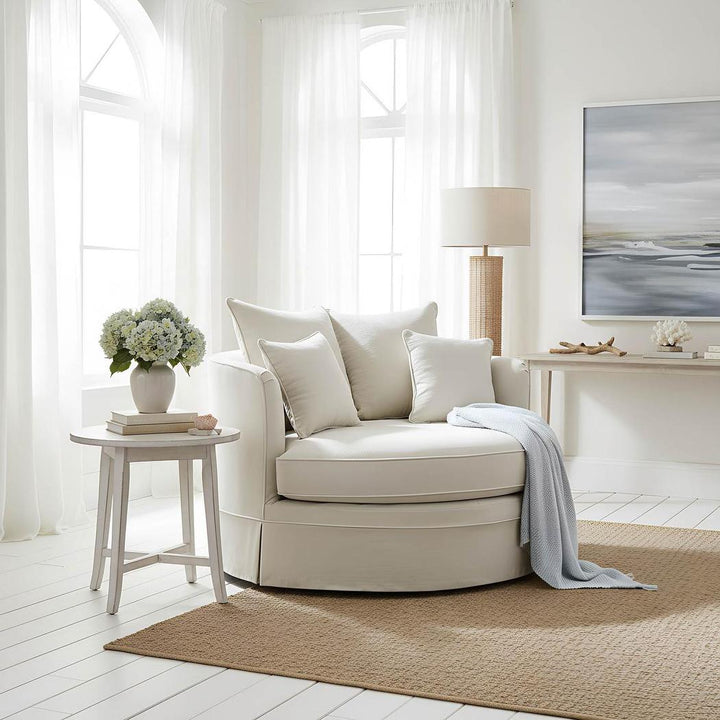Noosa Hamptons Snuggle Chair Beige