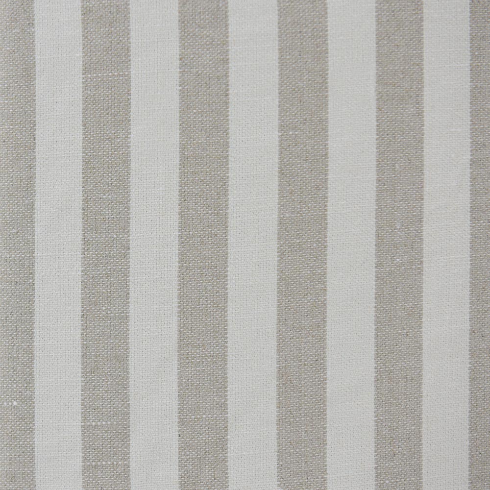 Noosa Hamptons Snuggle Chair Natural Stripe with White piping