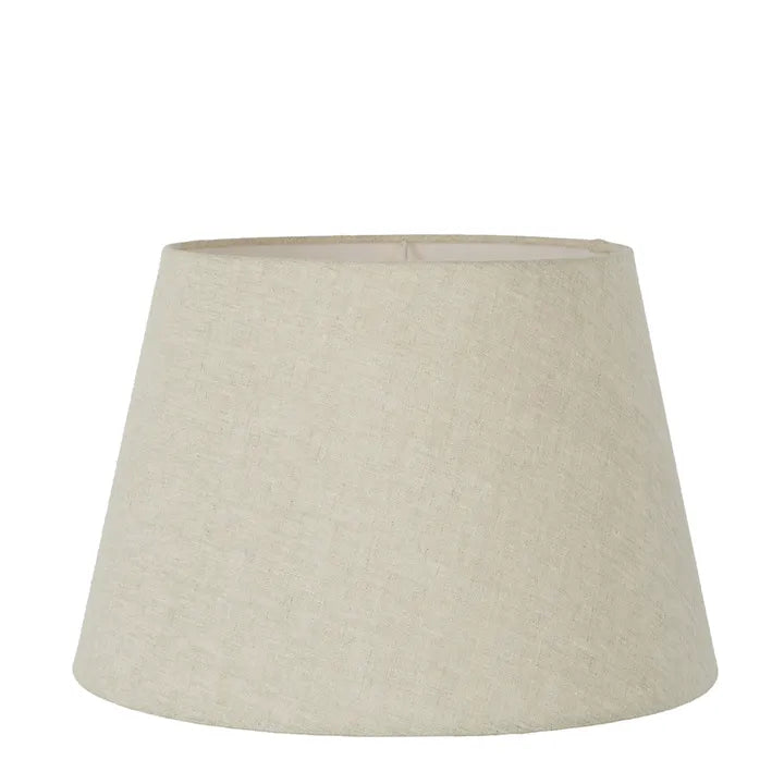 Linen Taper Lamp Shade Light Natural LARGE