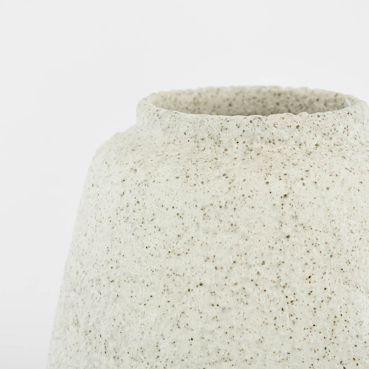 Bolero Round Vase White