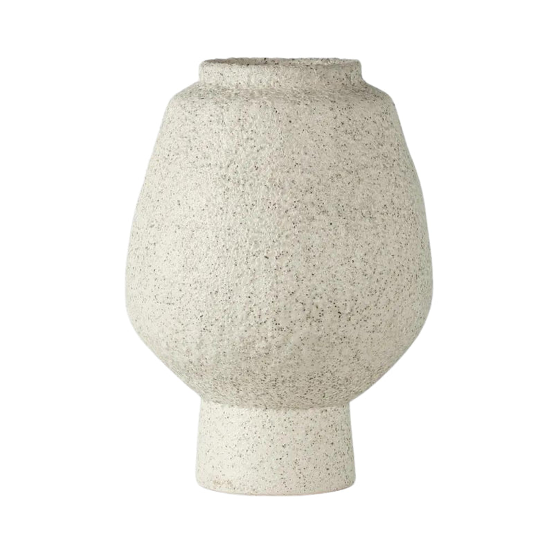 Bolero Round Vase White