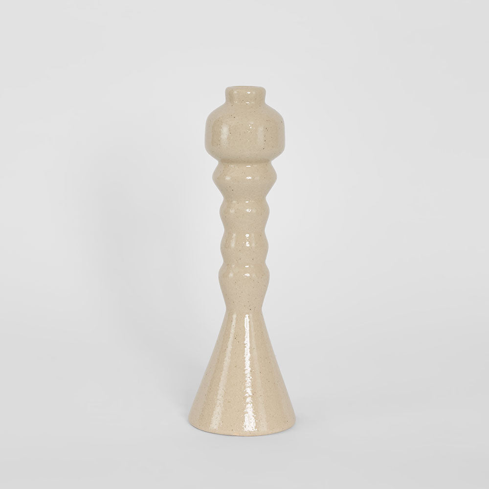 Lume Pillar Candle Stand White