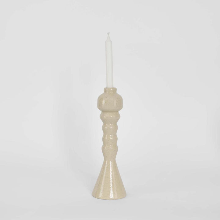 Lume Pillar Candle Stand White