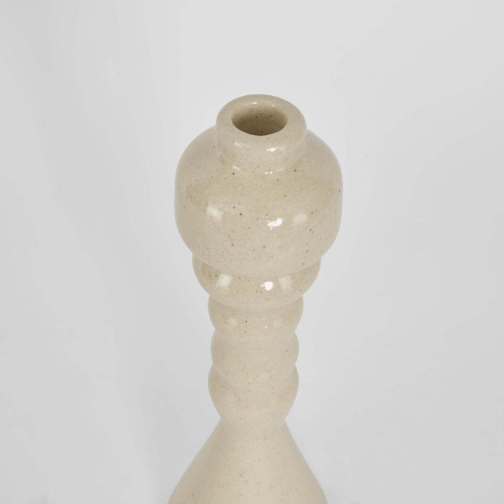 Lume Pillar Candle Stand White