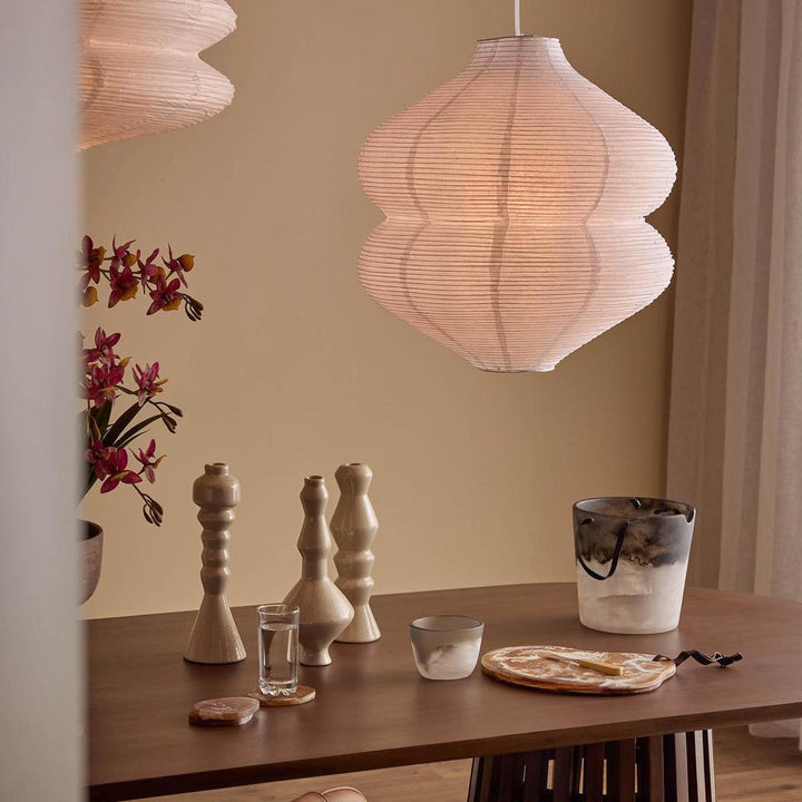 Lume Pillar Candle Stand White