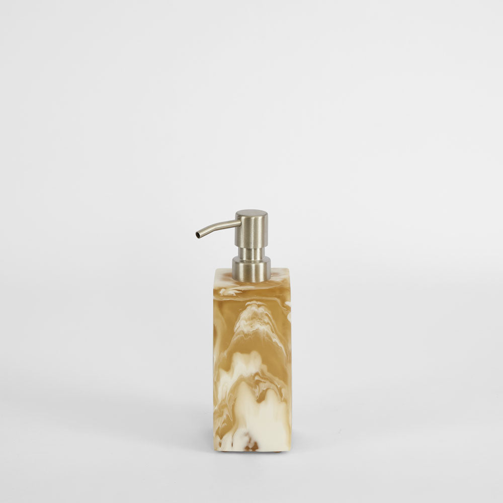Halo Resin Soap Dispenser Medium Latte