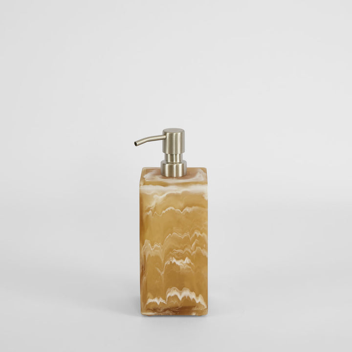 Halo Resin Soap Dispenser Large Latte