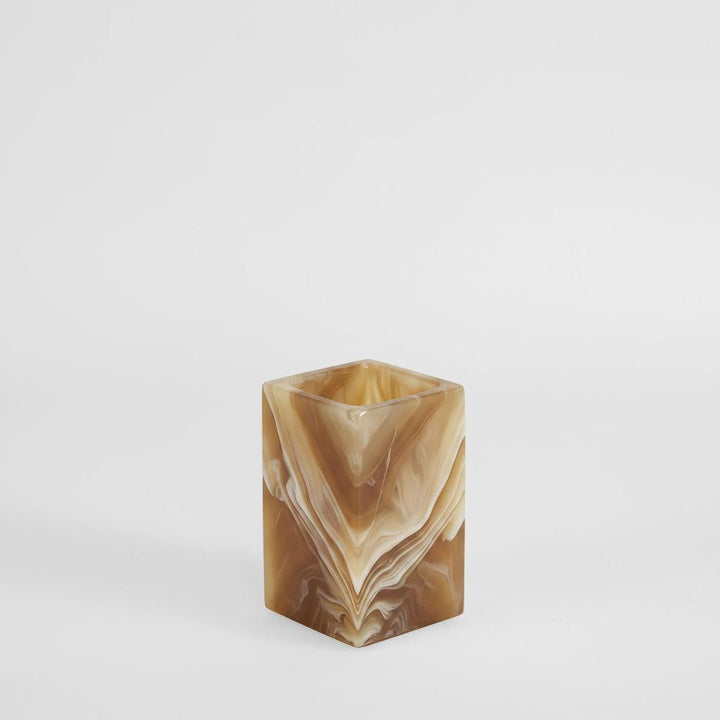 Halo Resin Tooth Brush Holder Latte