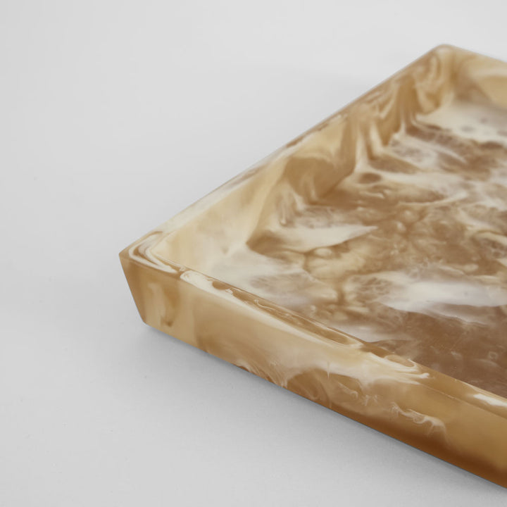 Halo Resin Tray Latte