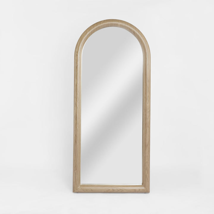 Mira Arched Mirror Light Walnut 180cm