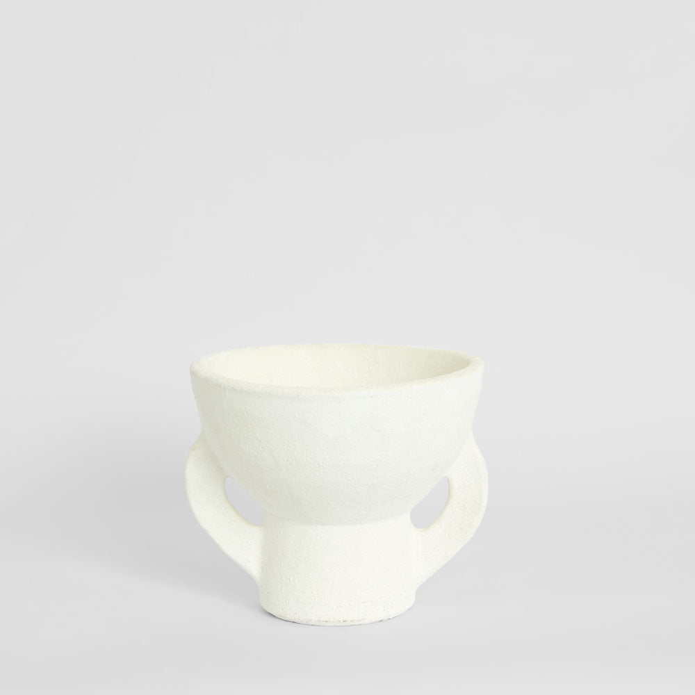 Ciel Footed Bowl Medium White