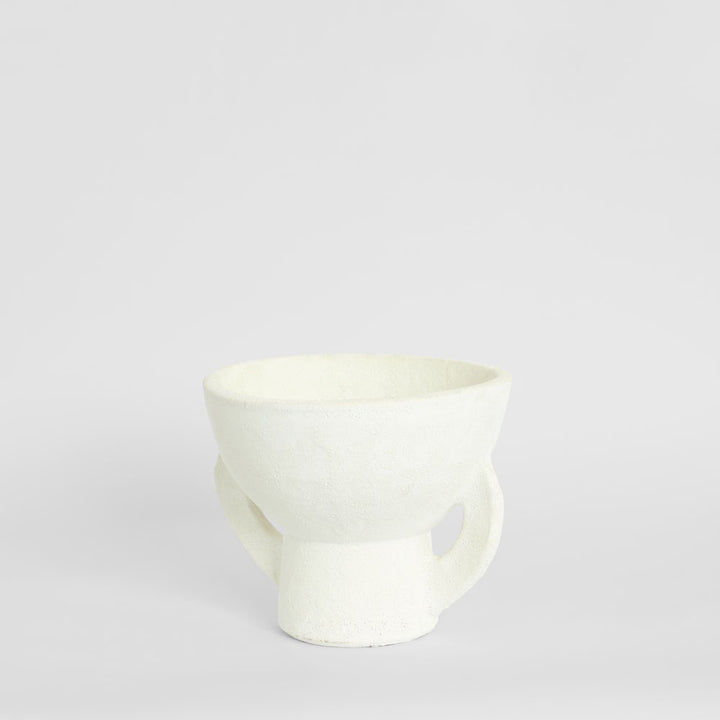 Ciel Footed Bowl Medium White
