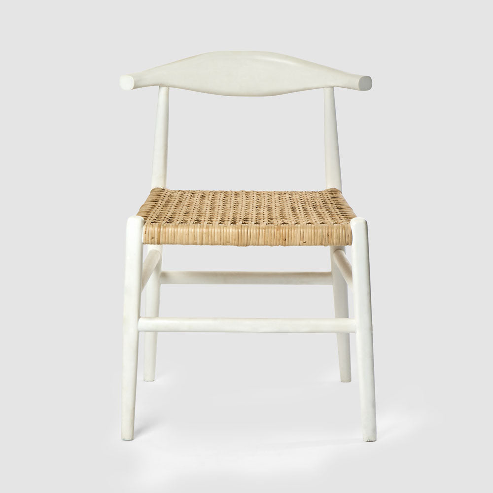 Sorren Dining Chair White / Natural