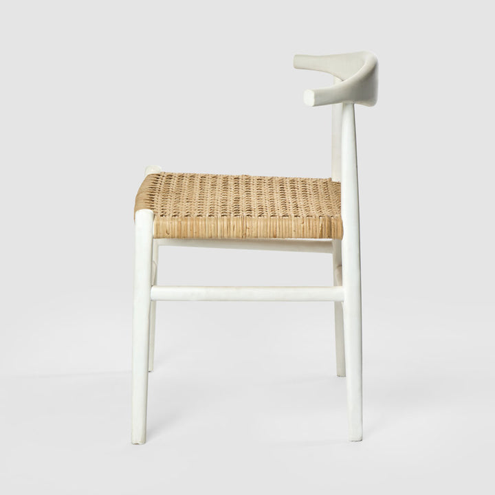Sorren Dining Chair White / Natural