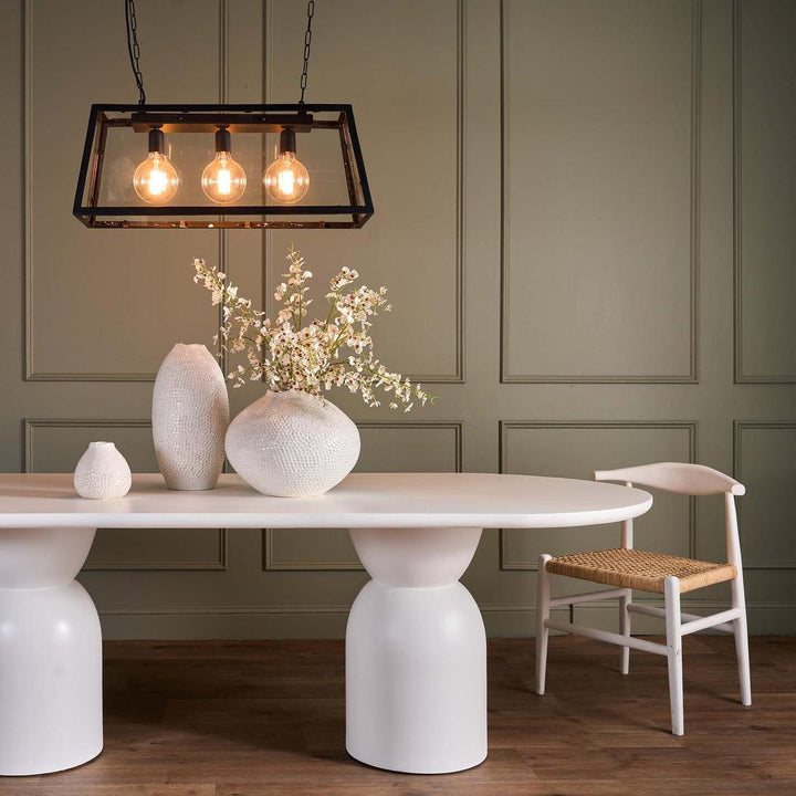 Sorren Dining Chair White / Natural