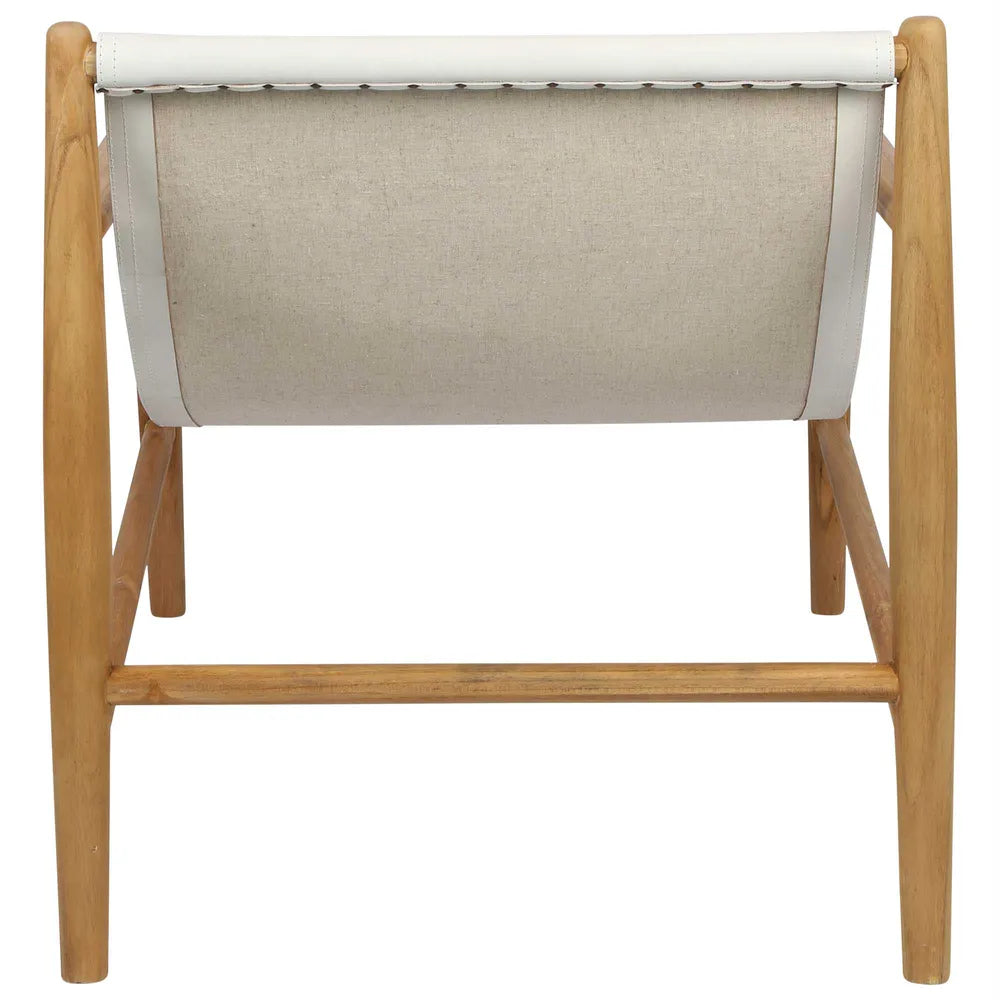 Bolan Chair White Leather