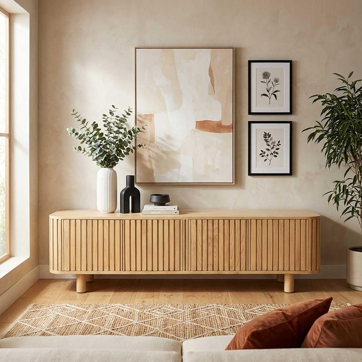 Vince Entertainment Unit Natural