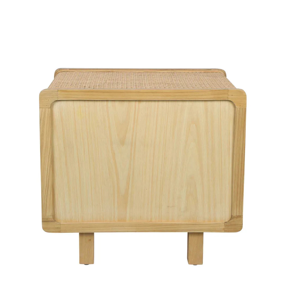 Hayme Bedside Table Natural