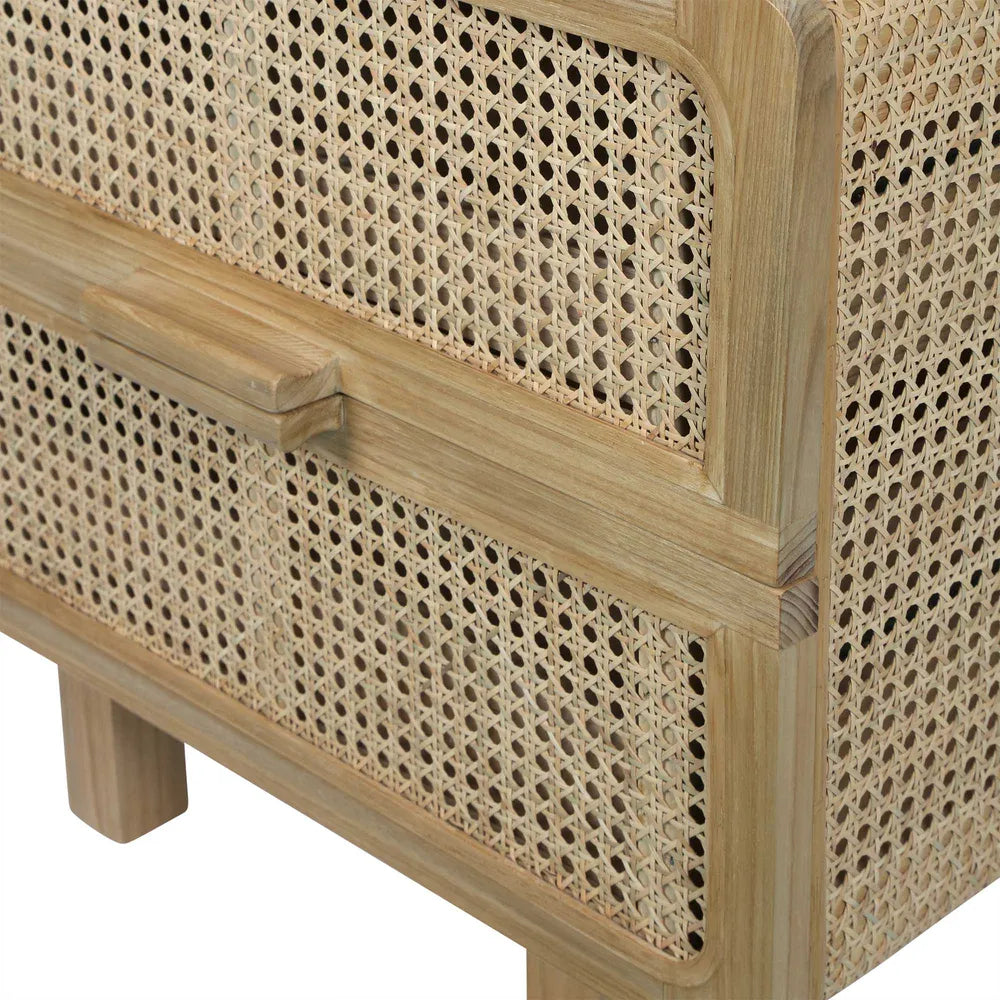 Hayme Bedside Table Natural