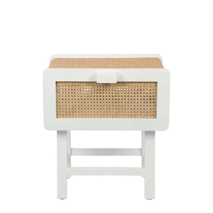 Zoe Bedside Table Chalk