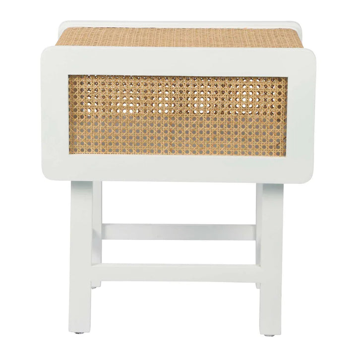 Zoe Bedside Table Chalk